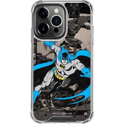 DC Comics Batman Classic Art iPhone 15 Pro Clear Case