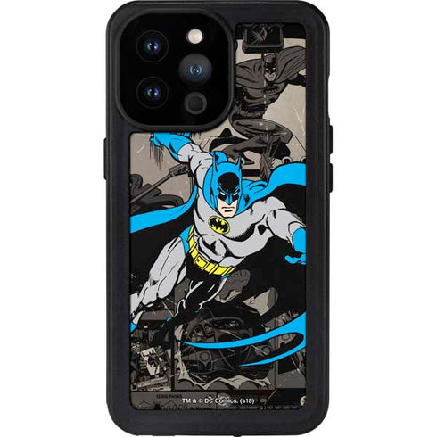 DC Comics Batman Classic Art iPhone 14 Pro Max Waterproof Case