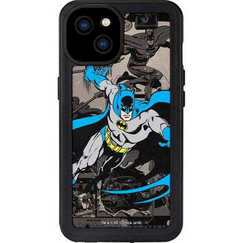 DC Comics Batman Classic Art iPhone 15 Plus Waterproof Case