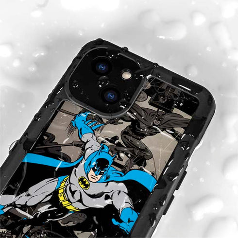 DC Comics Batman Classic Art iPhone 15 Plus Waterproof Case