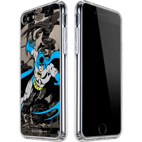 DC Comics Batman Classic Art iPhone SE (2nd & 3rd Gen) Clear Case