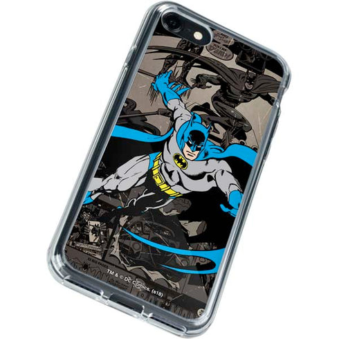 DC Comics Batman Classic Art iPhone SE (2nd & 3rd Gen) Clear Case