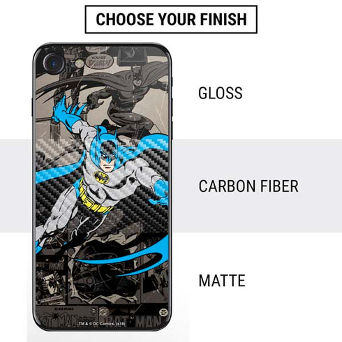 DC Comics Batman Classic Art iPhone SE (2nd & 3rd Gen) Skin