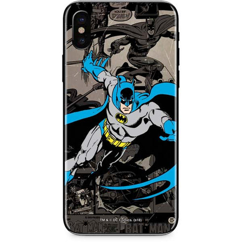 DC Comics Batman Classic Art iPhone X Skin