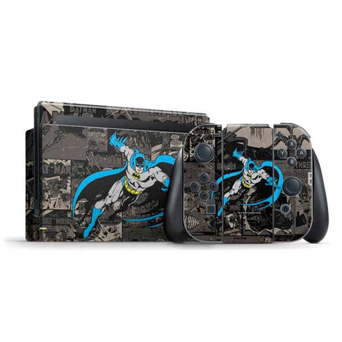 DC Comics Batman Classic Art Nintendo Switch Bundle Skin