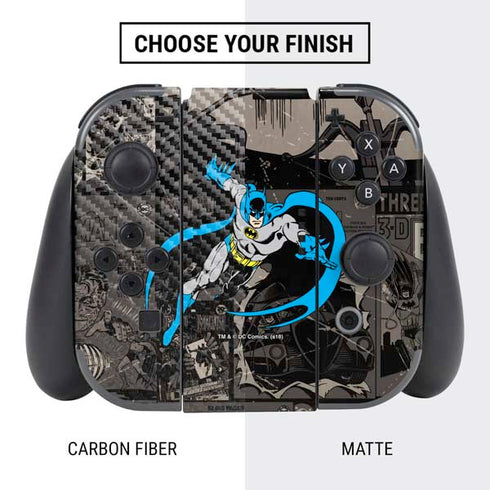 DC Comics Batman Classic Art Nintendo Switch Bundle Skin