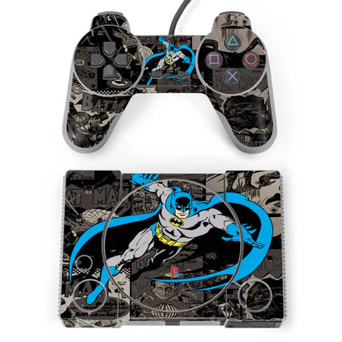 DC Comics Batman Classic Art PlayStation Classic Bundle Skin
