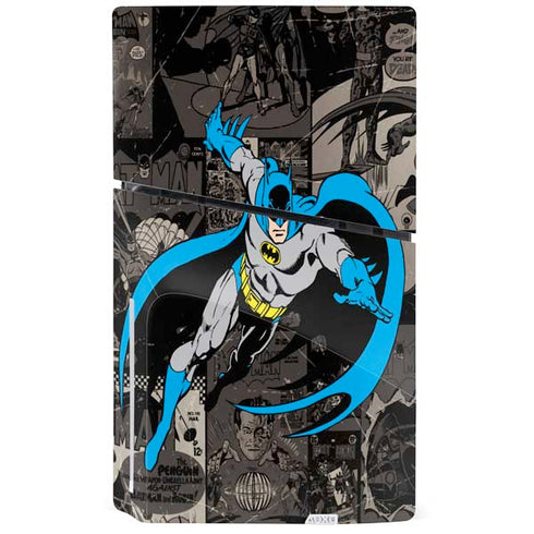 DC Comics Batman Classic Art PS5 Slim Disk Console Skin