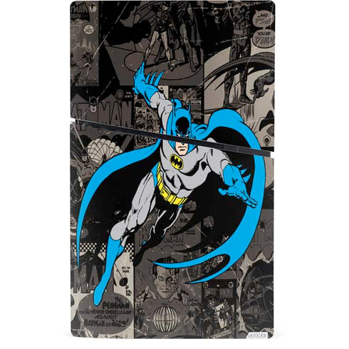 DC Comics Batman Classic Art PS5 Slim Digital Edition Bundle Skin