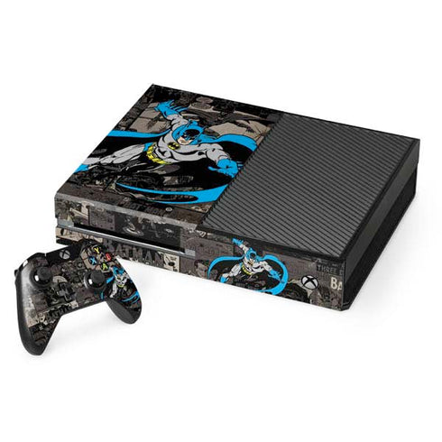 DC Comics Batman Classic Art Xbox One Console and Controller Bundle Skin