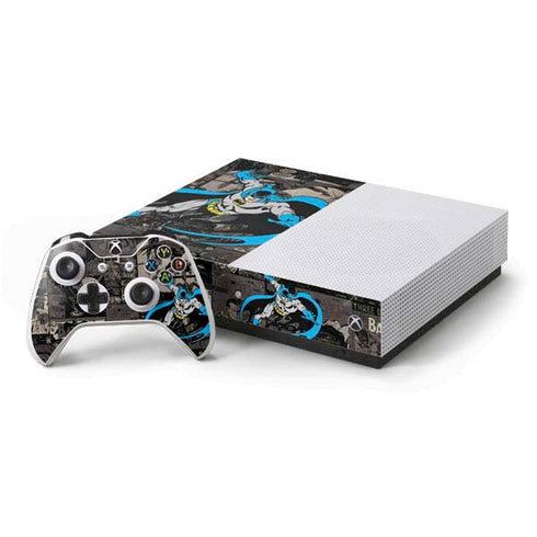 DC Comics Batman Classic Art Xbox One S Console and Controller Bundle Skin