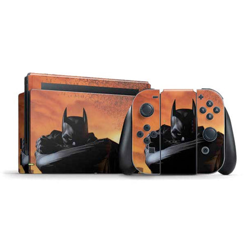 DC Comics Batman Begins Art Nintendo Switch Bundle Skin