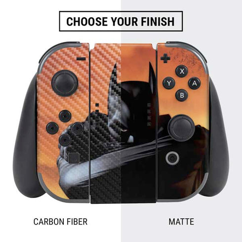 DC Comics Batman Begins Art Nintendo Switch Bundle Skin