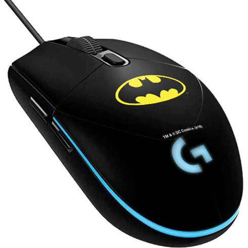 DC Comics Batman Movie 1989 Logo G203 Prodigy RGB Wired Gaming Mouse Skin