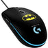DC Comics Batman Movie 1989 Logo G203 Prodigy RGB Wired Gaming Mouse Skin