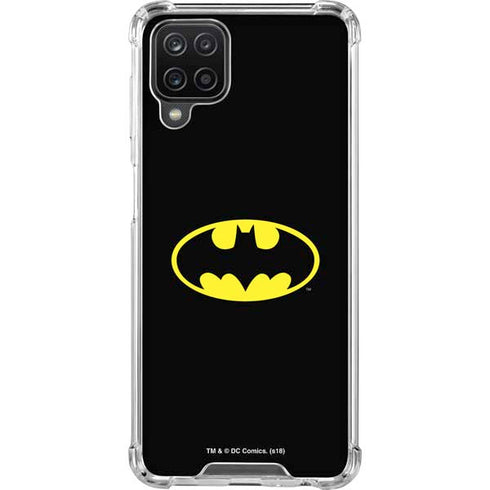 DC Comics Batman Movie 1989 Logo Galaxy A12 Clear Case
