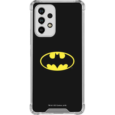 DC Comics Batman Movie 1989 Logo Galaxy A33 5G Clear Case