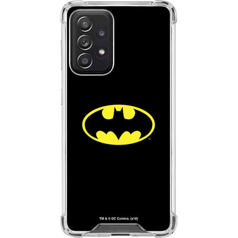 DC Comics Batman Movie 1989 Logo Galaxy A52 5G Clear Case