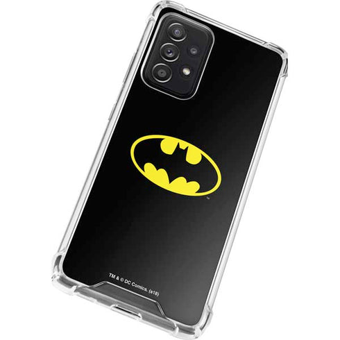 DC Comics Batman Movie 1989 Logo Galaxy A52 5G Clear Case