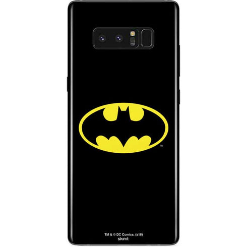 DC Comics Batman Movie 1989 Logo Galaxy Note 8 Skin