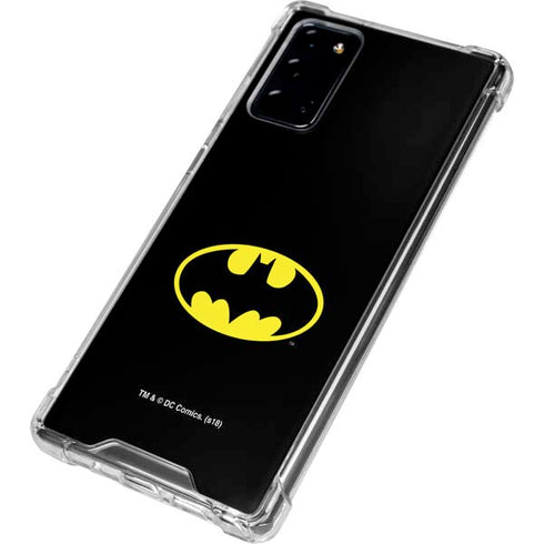 DC Comics Batman Movie 1989 Logo Galaxy Note20 5G Clear Case