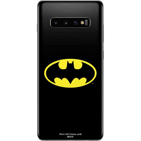 DC Comics Batman Movie 1989 Logo Galaxy S10 Plus Skin
