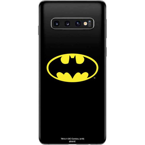 DC Comics Batman Movie 1989 Logo Galaxy S10 Skin