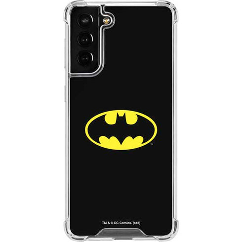 DC Comics Batman Movie 1989 Logo Galaxy S21 FE Clear Case