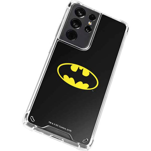 DC Comics Batman Movie 1989 Logo Galaxy S21 Ultra 5G Clear Case