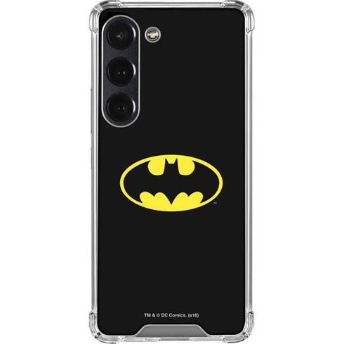 DC Comics Batman Movie 1989 Logo Galaxy S23 Clear Case