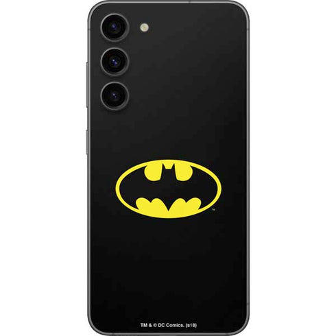 DC Comics Batman Movie 1989 Logo Galaxy S23 Plus Skin