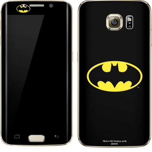 DC Comics Batman Movie 1989 Logo Galaxy S7 Edge Skin