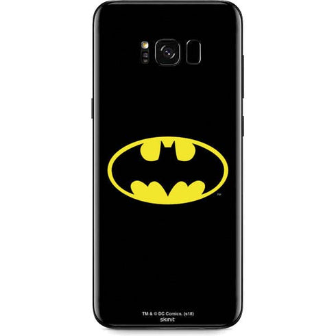 DC Comics Batman Movie 1989 Logo Galaxy S8 Skin