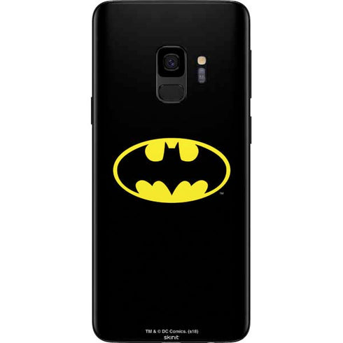 DC Comics Batman Movie 1989 Logo Galaxy S9 Skin