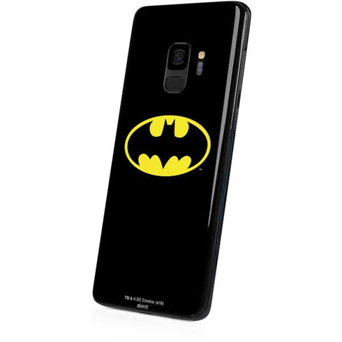 DC Comics Batman Movie 1989 Logo Galaxy S9 Skin