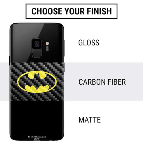 DC Comics Batman Movie 1989 Logo Galaxy S9 Skin