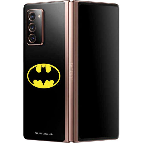 DC Comics Batman Movie 1989 Logo Galaxy Z Fold2 5G Skin