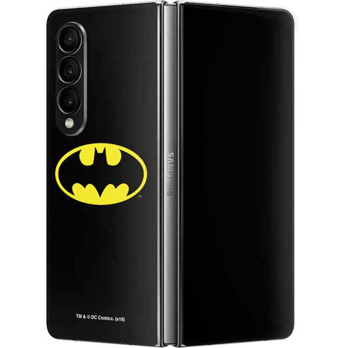 DC Comics Batman Movie 1989 Logo Galaxy Z Fold4 5G Skin
