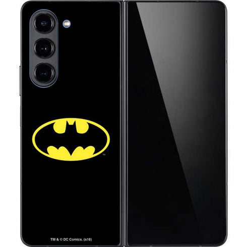 DC Comics Batman Movie 1989 Logo Galaxy Z Fold5 5G Skin