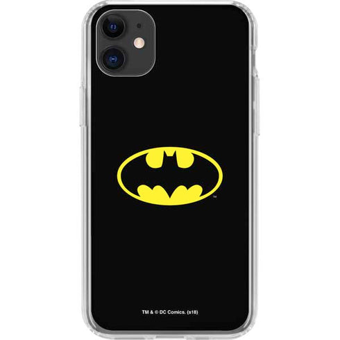 DC Comics Batman Movie 1989 Logo iPhone 11 Clear Case