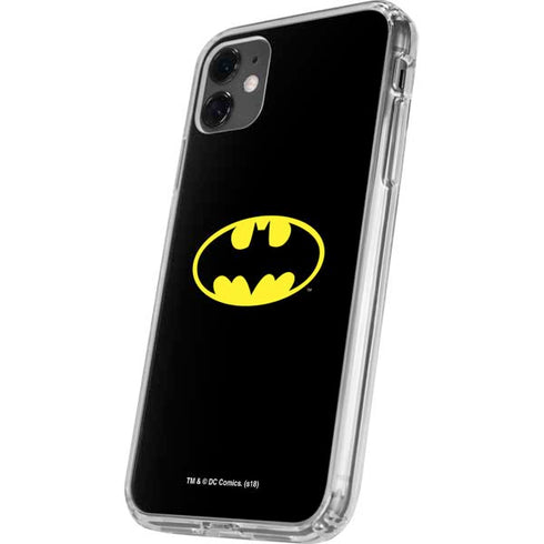 DC Comics Batman Movie 1989 Logo iPhone 11 Clear Case