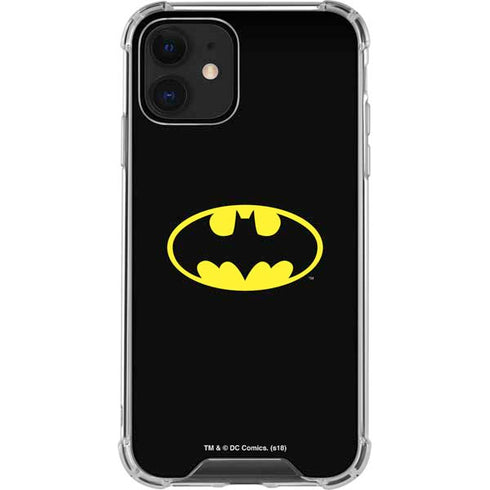 DC Comics Batman Movie 1989 Logo iPhone 12 Clear Case