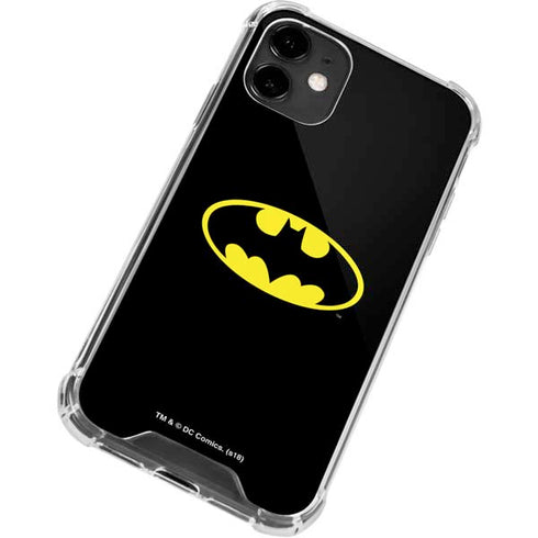 DC Comics Batman Movie 1989 Logo iPhone 12 Clear Case