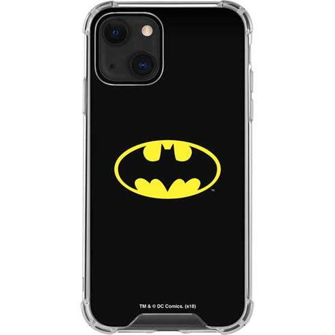 DC Comics Batman Movie 1989 Logo iPhone 13 Mini Clear Case