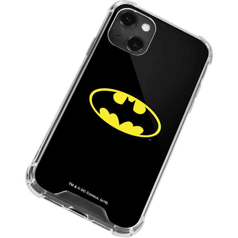 DC Comics Batman Movie 1989 Logo iPhone 13 Mini Clear Case