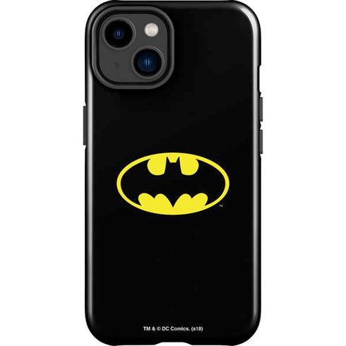 DC Comics Batman Movie 1989 Logo iPhone 15 Plus Impact Case