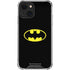 DC Comics Batman Movie 1989 Logo iPhone 15 Plus Clear Case