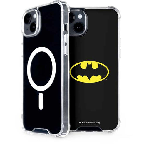 DC Comics Batman Movie 1989 Logo iPhone 15 Plus MagSafe Case