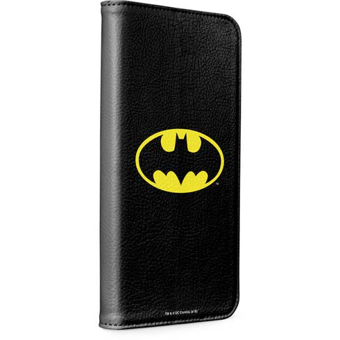 DC Comics Batman Movie 1989 Logo iPhone 14 Pro Folio Case