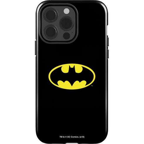 DC Comics Batman Movie 1989 Logo iPhone 14 Pro Impact Case